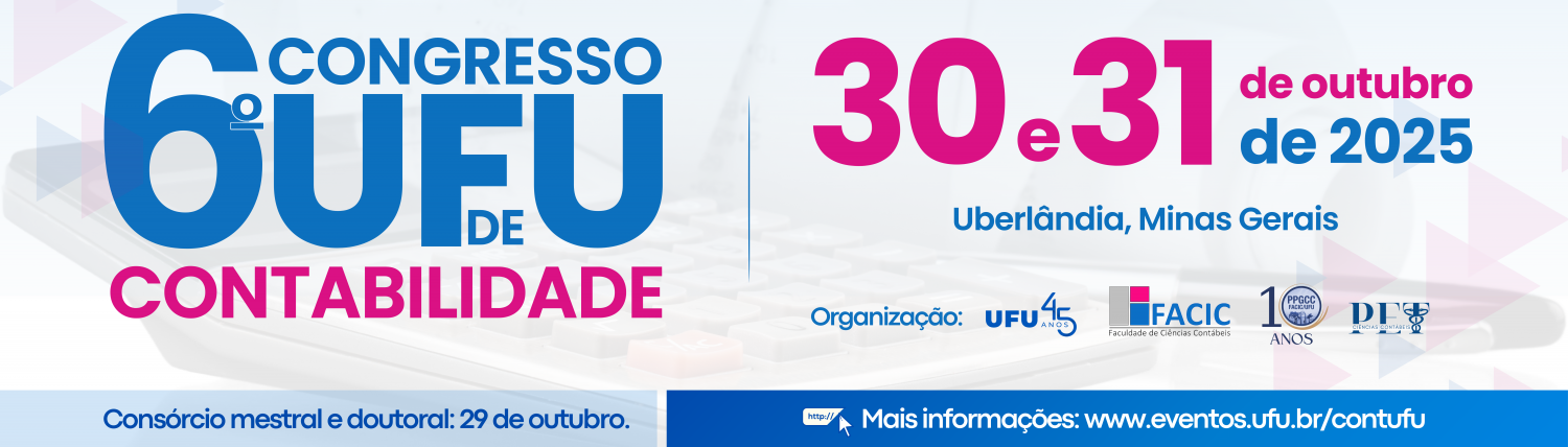 6º Congresso UFU de Contabilidade