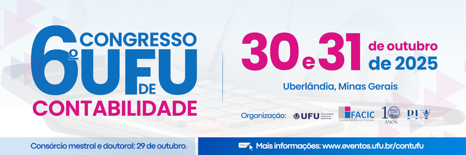 6º Congresso UFU de Contabilidade